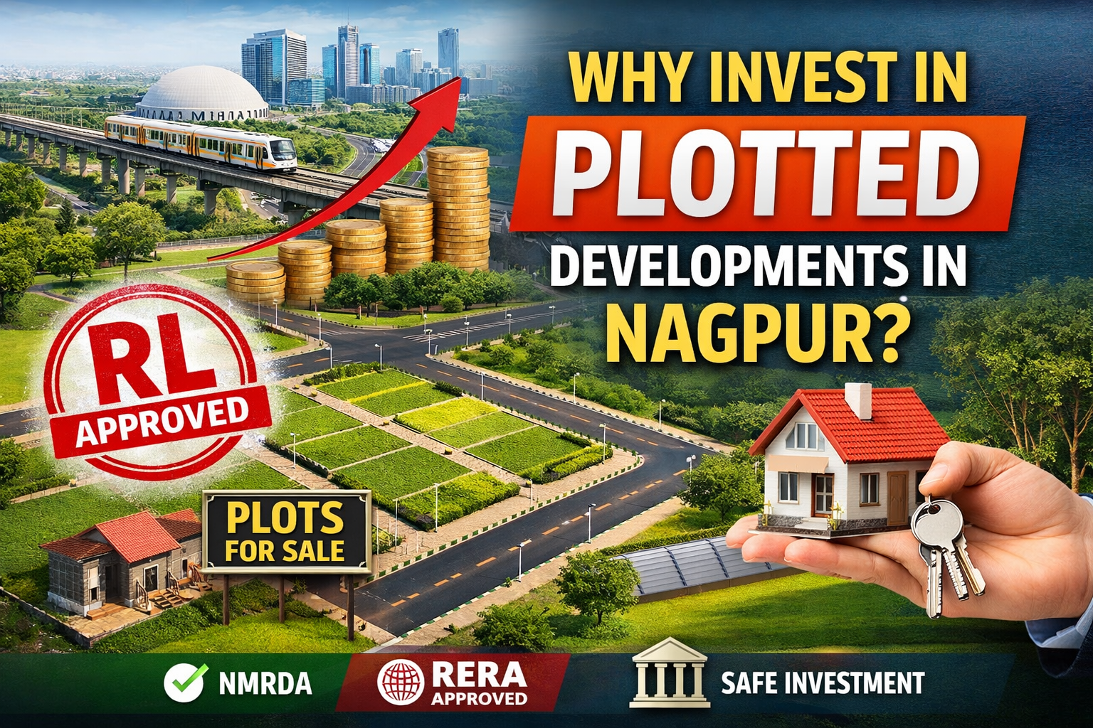 Plotted Developments in Nagpur