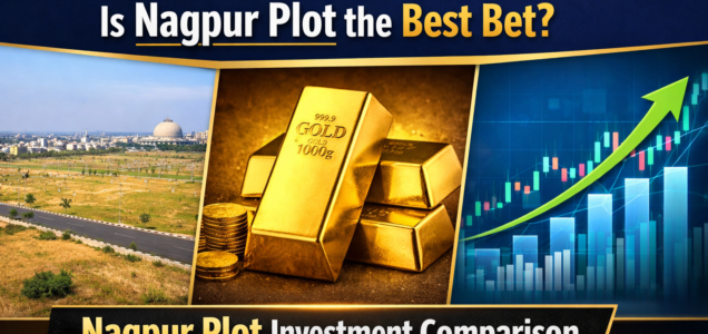 real estate vs gold Nagpur,