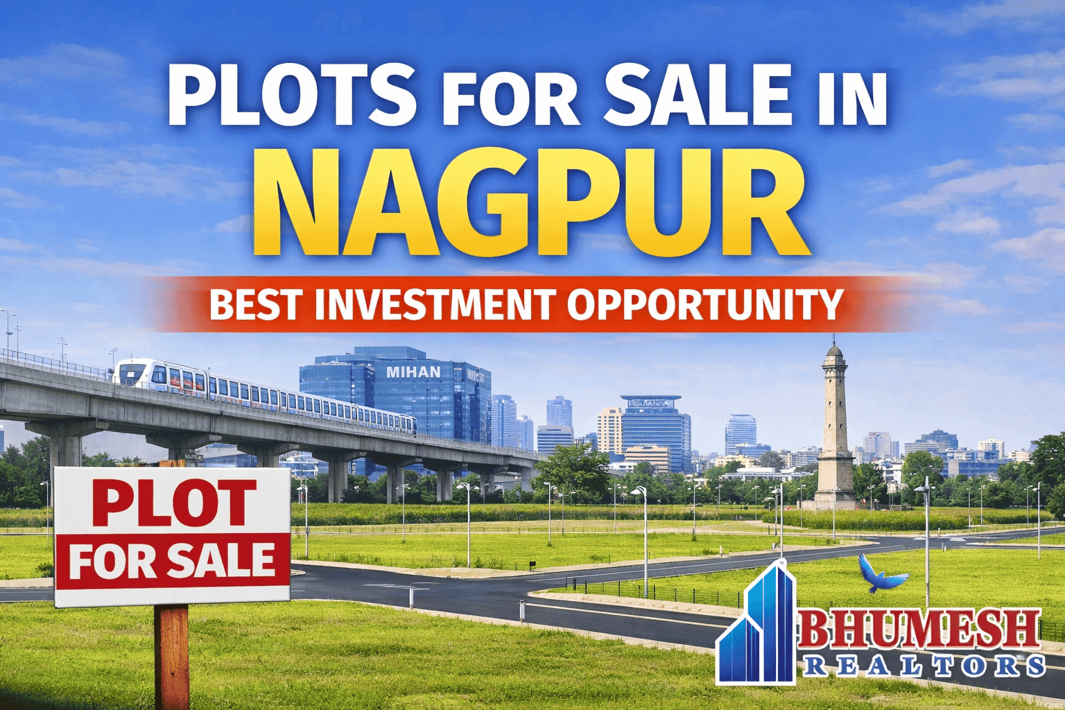 Plots for sale in Nagpur with modern infrastructure