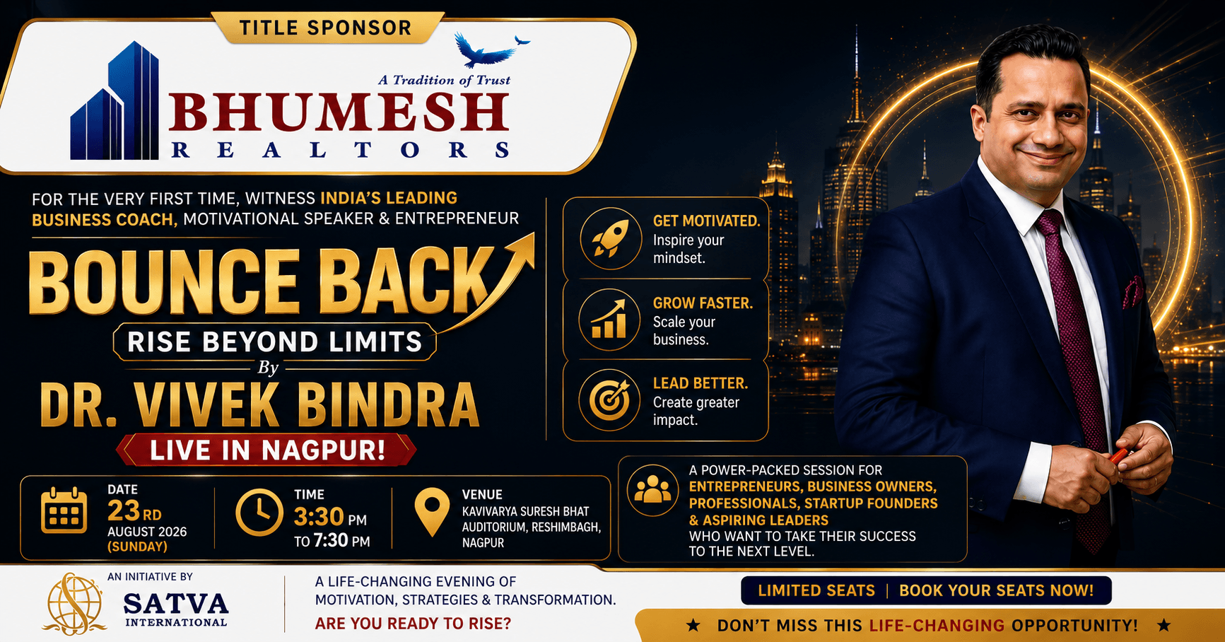 Bhumesh Realtors Title Sponsor