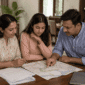 Collaborative planning in a cozy living space 1 85x85